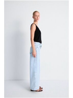 NWT Mus & Bombon Pantalon Tonat Claro Small Jeans